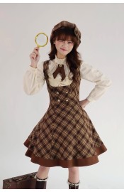 Cyans Qing Shattered Pocket Watch Underbust JSK(Pre-Order/Full Payment Without Shipping)